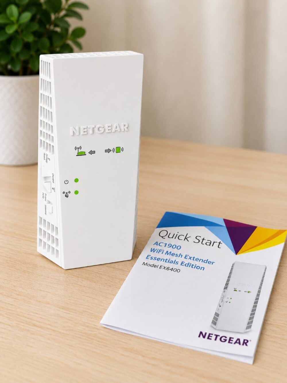 NETGEAR AC1900 WiFi Mesh Range Extender EX6400 Essentials WiFi Booster